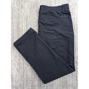 Under Armour UA Tech Golf Pants Mens 36x31 Black Performance Quick Dry Wicking